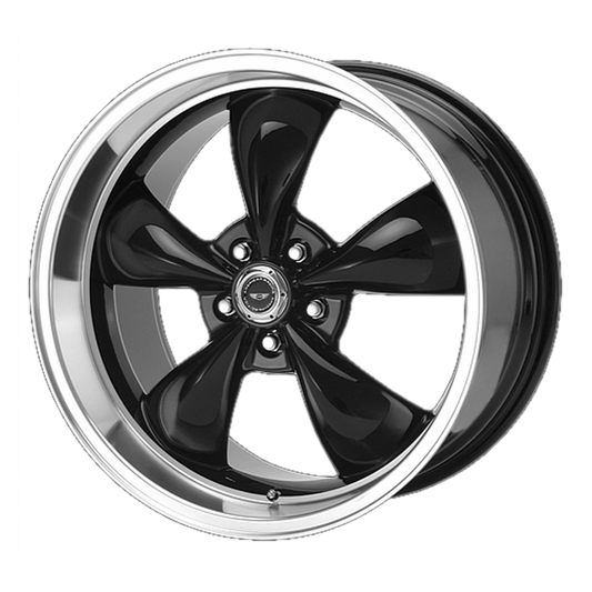 American Racing AR105 TORQ THRUST M 22X9.5 18 5X115/5X115 Gloss Black Machined Lip