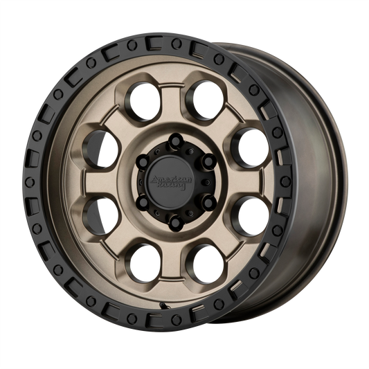 American Racing AR201 18X9 0 5X139.7/5X5.5 Matte Bronze Black Lip