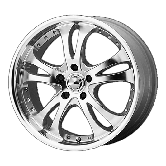 American Racing AR383 CASINO 17X7.5 45 5X115/5X115 Silver Machined