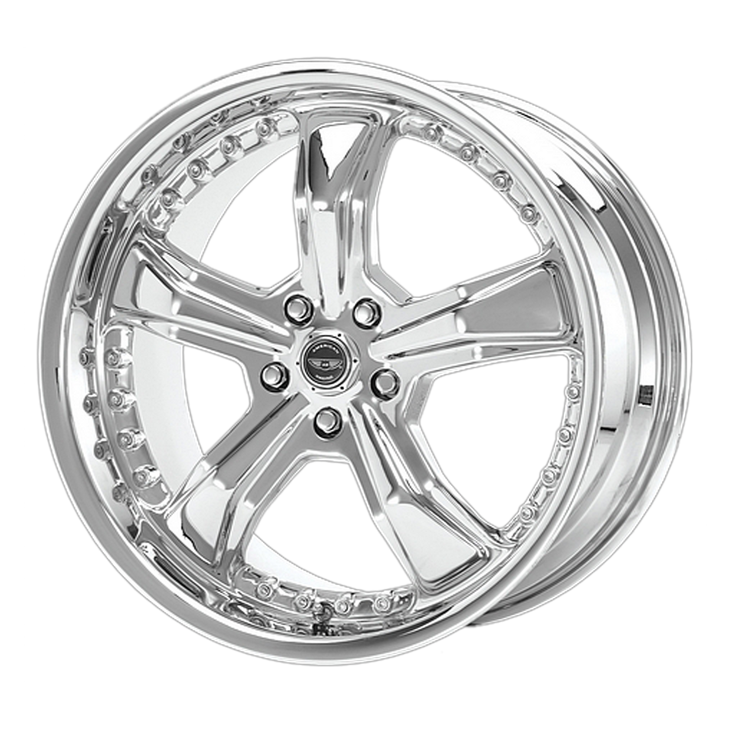 American Racing AR198 RAZOR 20X9 24 5X120.65/5X4.75 Chrome