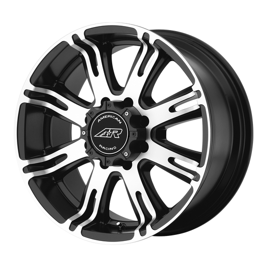 American Racing AR708 20X9 20 6X139.7/6X5.5 Matte Black Machined