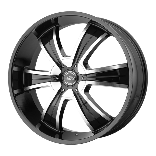American Racing AR894 22X9 15 BLANK/BLANK Gloss Black Machined