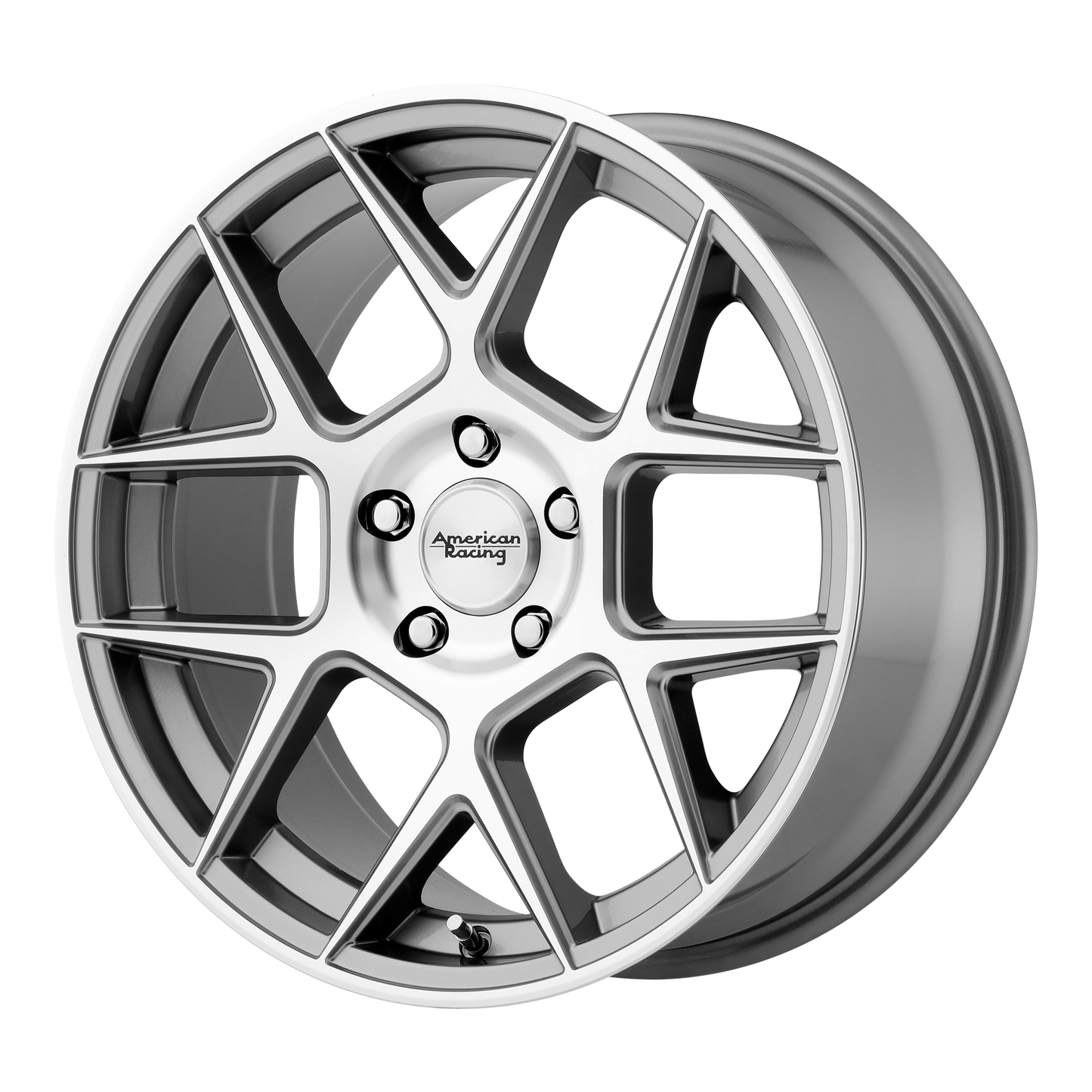 American Racing AR913 APEX 20X9 25 5X120/5X120 Gun Metal Machined Face