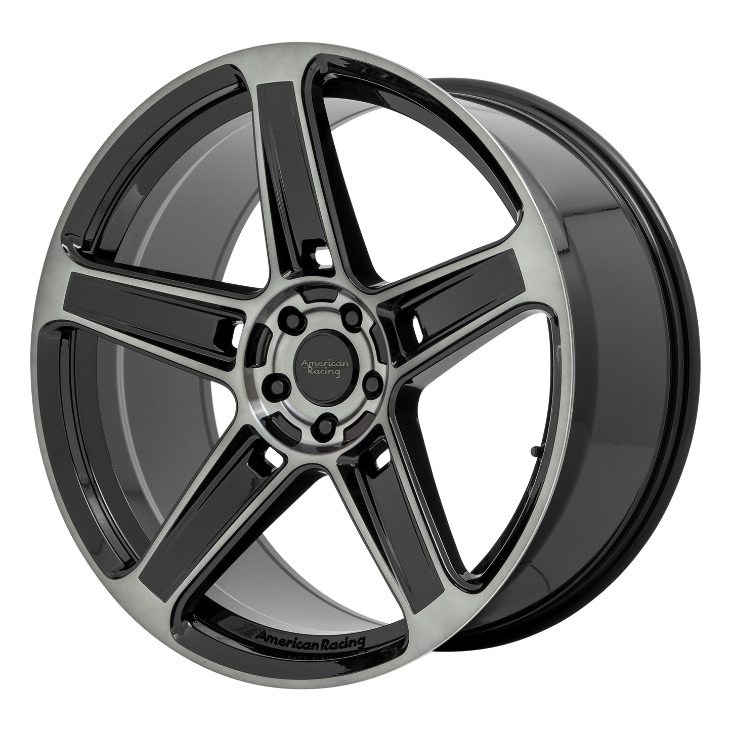 American Racing AR936 HELLION 20X9.5 15 5X115/5X115 Gloss Black With Gray Tint