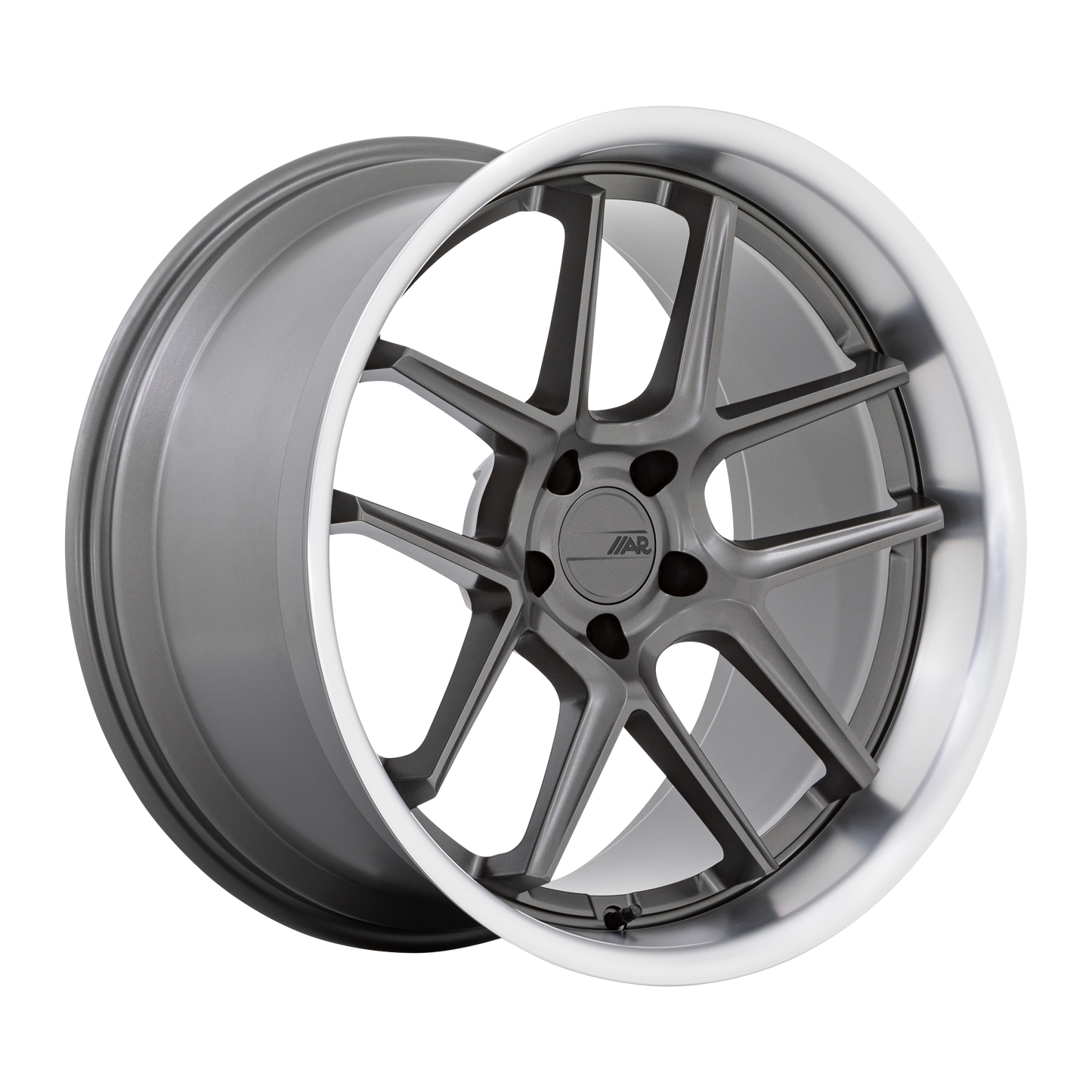 American Racing AR942 20X12 6 5X115 MATTE GUNMETAL WITH MACHINED LIP