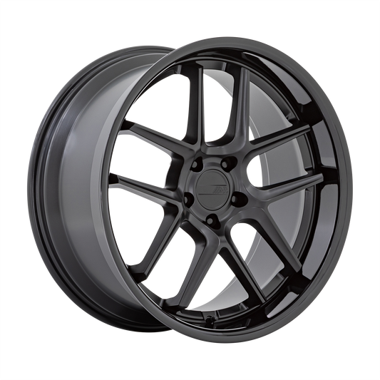 American Racing AR942 20X12 6 5X115 MATTE BLACK WITH GLOSS BLACK LIP