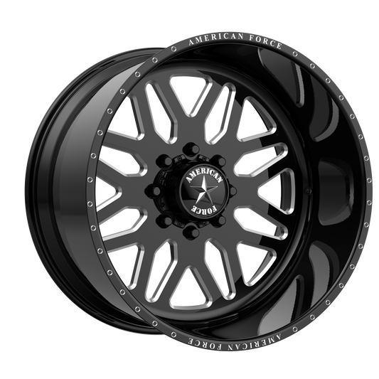 TRAX SS 24x14 6x135.00 GLOSS BLACK MACHINED (-73 mm) - Tires and Engine Performance