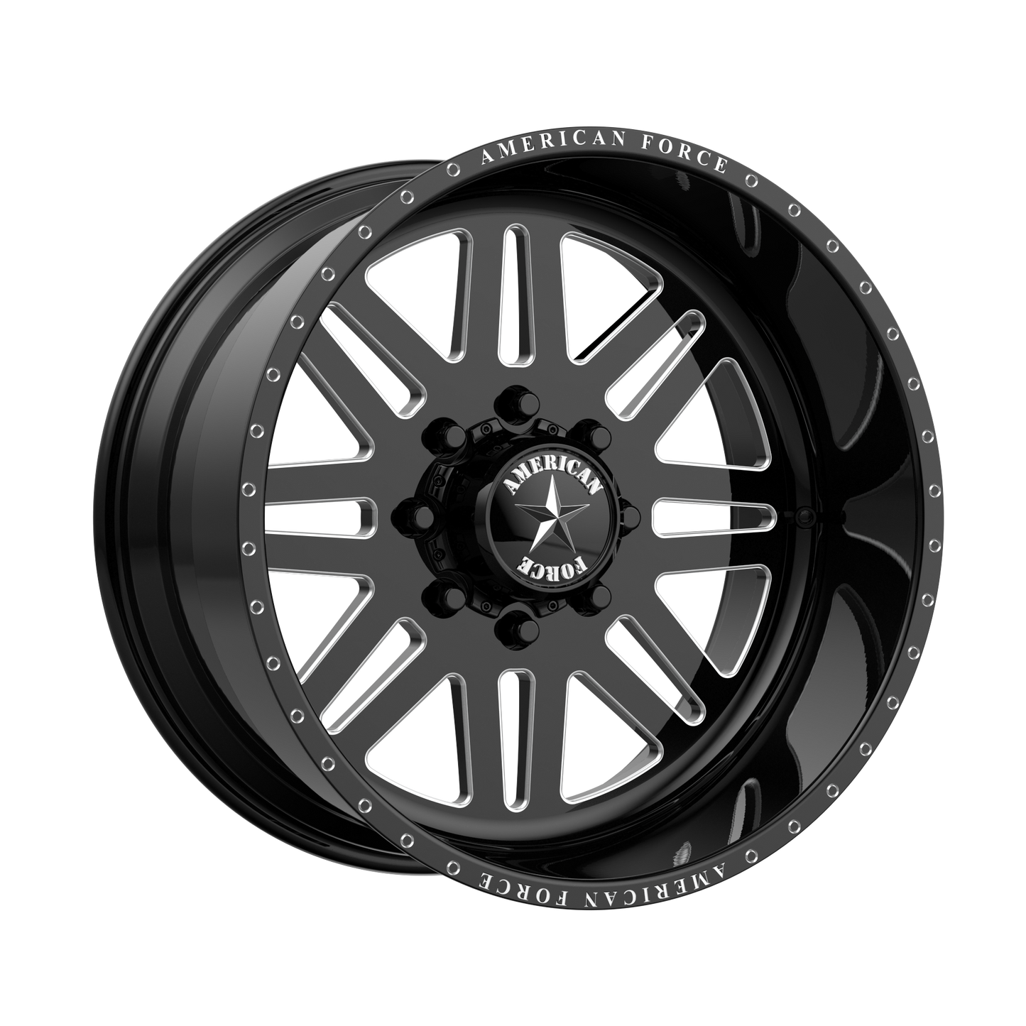 LIBERTY SS 26x12 6x139.70 GLOSS BLACK MACHINED (-40 mm) - Tires and Engine Performance