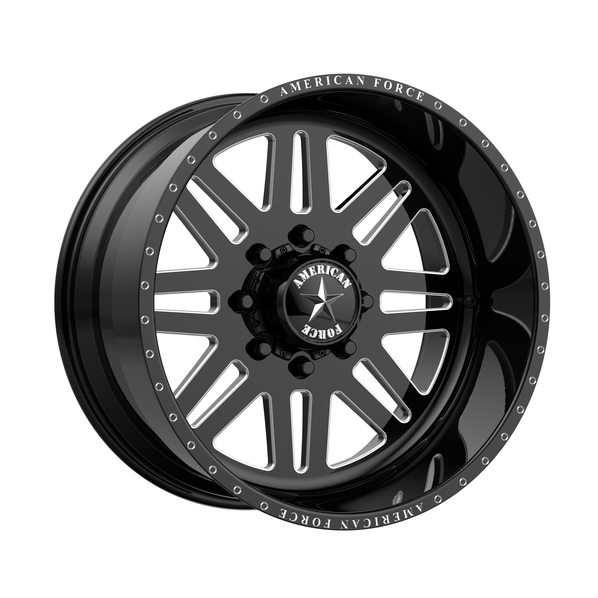 LIBERTY SS 26x12 8x165.10 GLOSS BLACK MACHINED (-40 mm) - Tires and Engine Performance