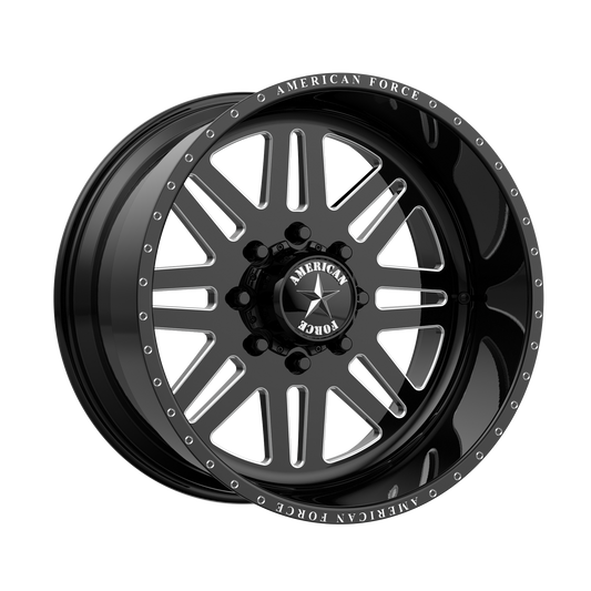 LIBERTY SS 24x14 6x135.00 GLOSS BLACK MACHINED (-73 mm) - Tires and Engine Performance