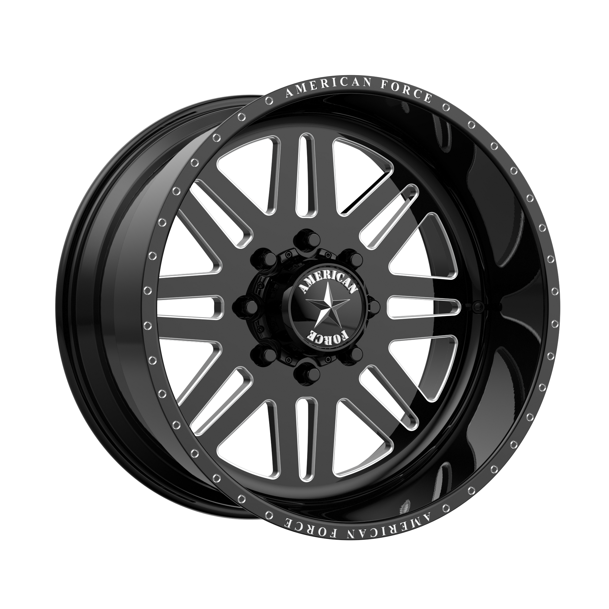 LIBERTY SS 22x16 8x170.00 GLOSS BLACK MACHINED (-101 mm) - Tires and Engine Performance