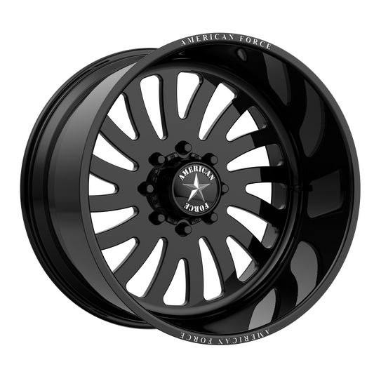 OCTANE SS 20x12 5x127.00 GLOSS BLACK MACHINED (-40 mm) - Tires and Engine Performance