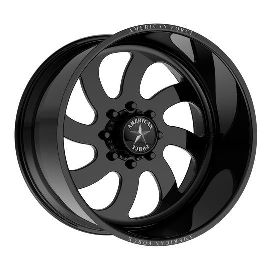 BLADE SS 22x16 8x165.10 GLOSS BLACK MACHINED (-101 mm) - Tires and Engine Performance