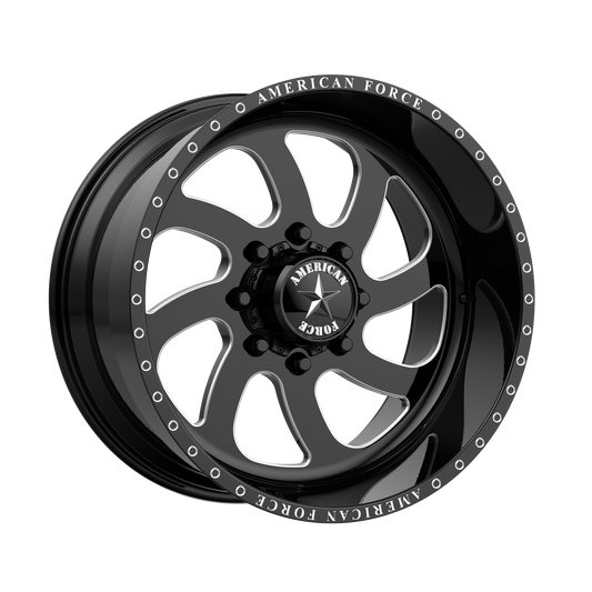 BLADE SS 22x14 8x180.00 GLOSS BLACK MACHINED (-73 mm) - Tires and Engine Performance