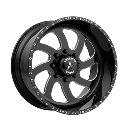 BLADE SS 26x14 8x180.00 GLOSS BLACK MACHINED (-73 mm) - Tires and Engine Performance