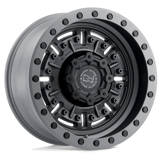 Black Rhino ABRAMS 17X8.5 0 6X114.3/6X4.5 TEXTURED MATTE GUNMETAL