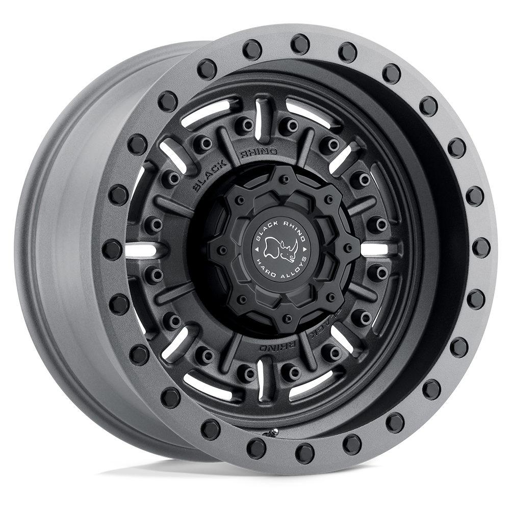 Black Rhino ABRAMS 17X8.5 0 6X120/6X120 TEXTURED MATTE GUNMETAL