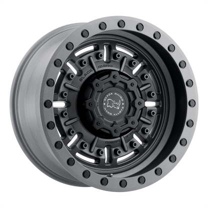 Black Rhino ABRAMS 17X8.5 0 6X114.3/6X4.5 TEXTURED MATTE GUNMETAL