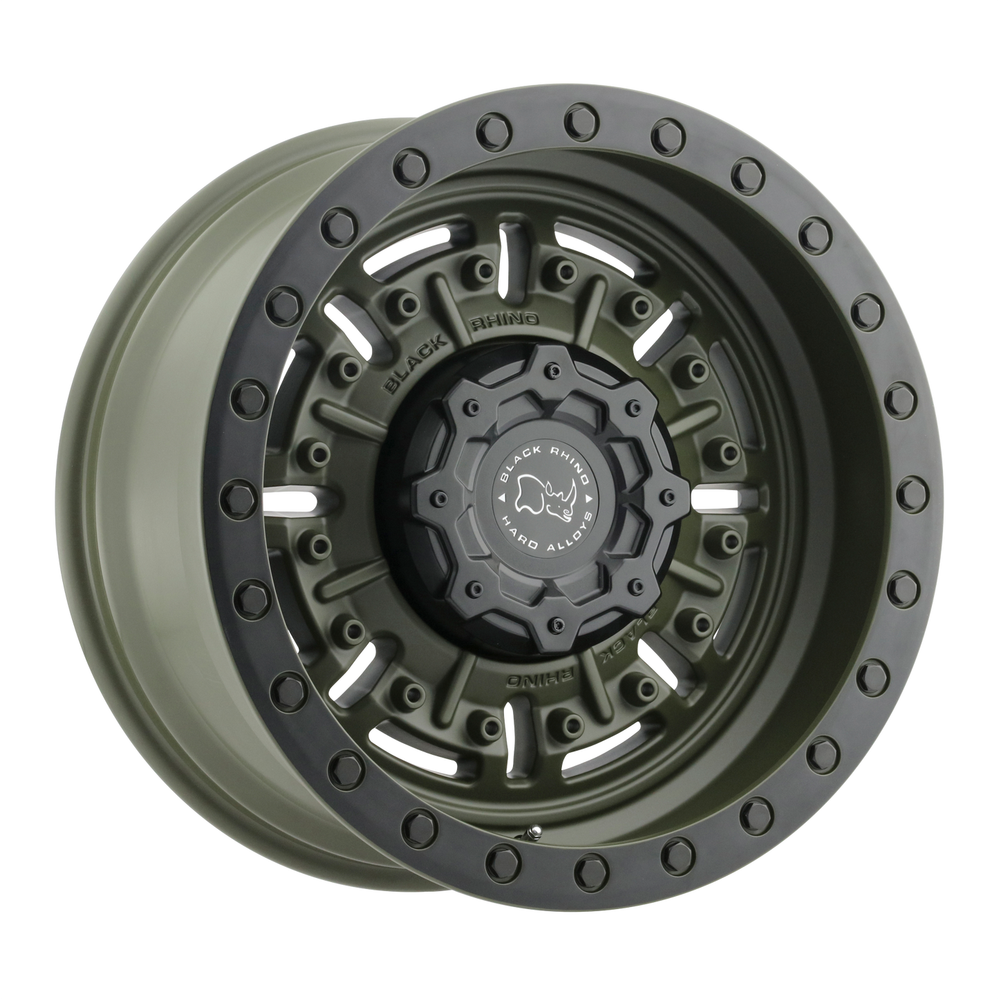 Black Rhino ABRAMS 17X8.5 0 6X139.7/6X5.5 OLIVE DRAB GREEN