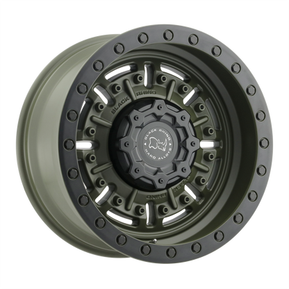 Black Rhino ABRAMS 17X8.5 0 6X139.7/6X5.5 OLIVE DRAB GREEN