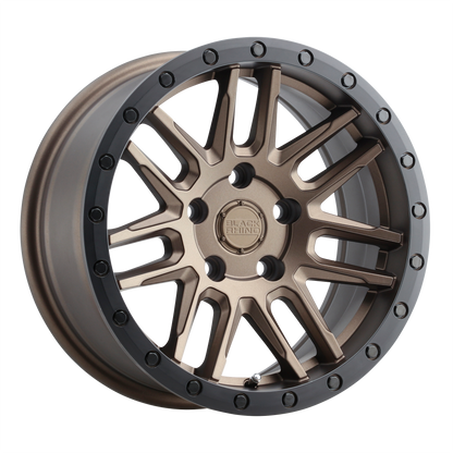 Black Rhino ARCHES 18X8 30 5X112/5X112 BRONZE W/ BLACK RING