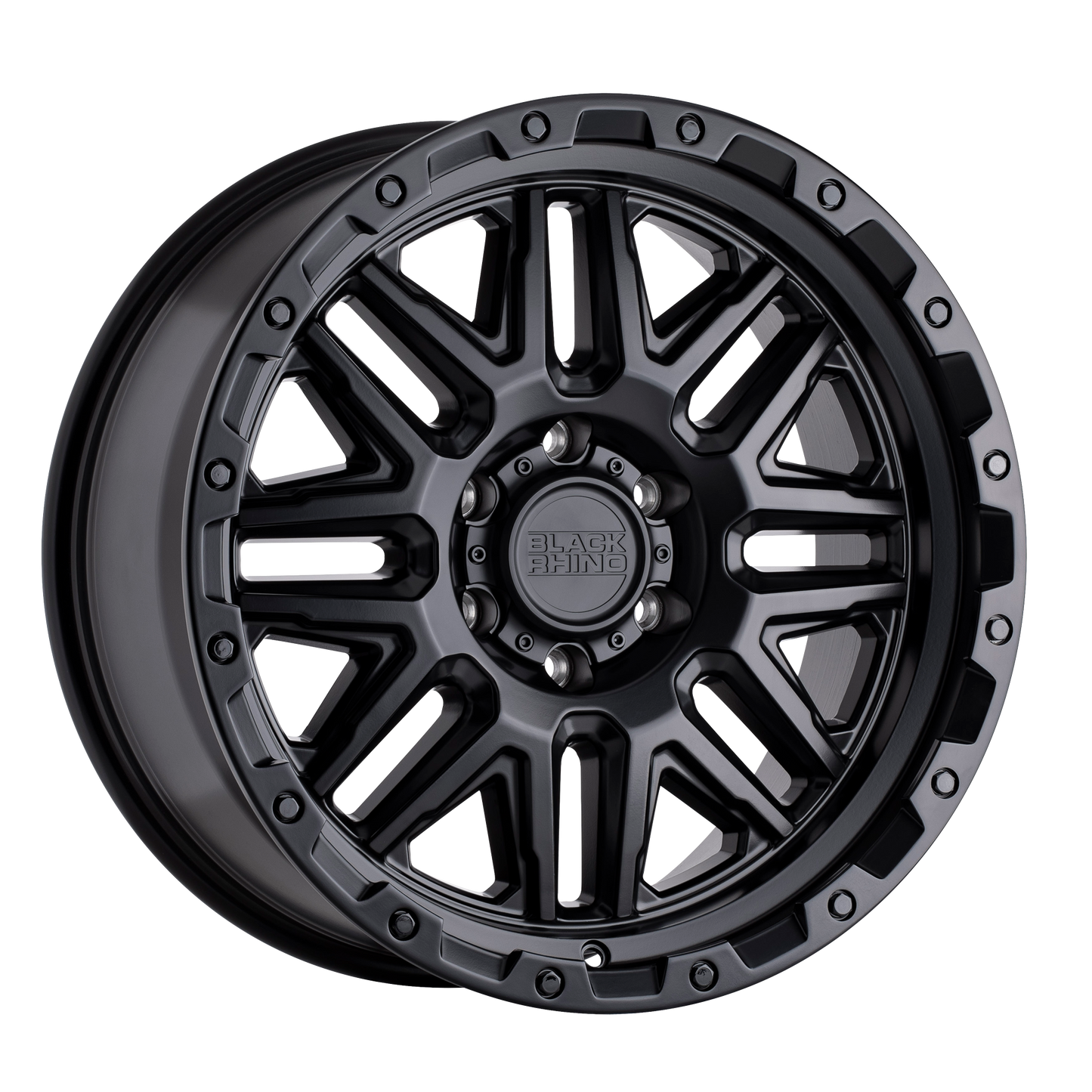 Black Rhino ALAMO 17X9 -18 5X127/5X5.0 MATTE BLACK W/ BLACK BOLTS