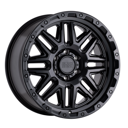 Black Rhino ALAMO 17X9 -18 5X127/5X5.0 MATTE BLACK W/ BLACK BOLTS