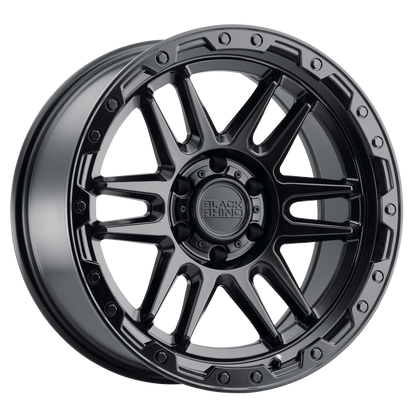 Black Rhino APACHE 17X8.5 0 6X135/6X135 MATTE BLACK W/ BLACK BOLTS