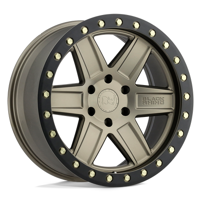 Black Rhino ATTICA 20X9.5 -18 6X139.7/6X5.5 MATTE BRONZE W/ BLACK RING