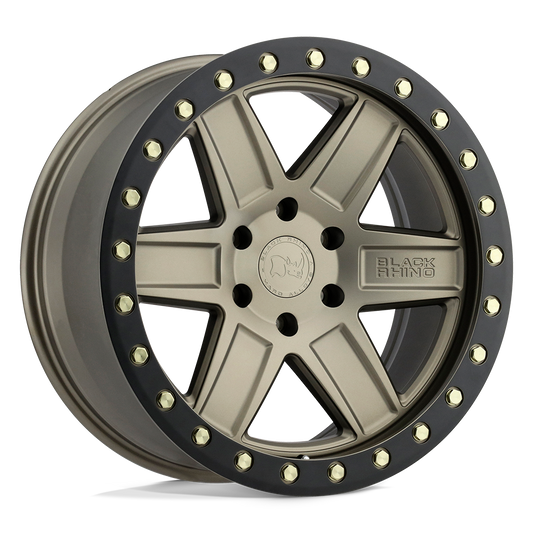 Black Rhino ATTICA 17X9 12 6X135/6X135 MATTE BRONZE W/ BLACK RING
