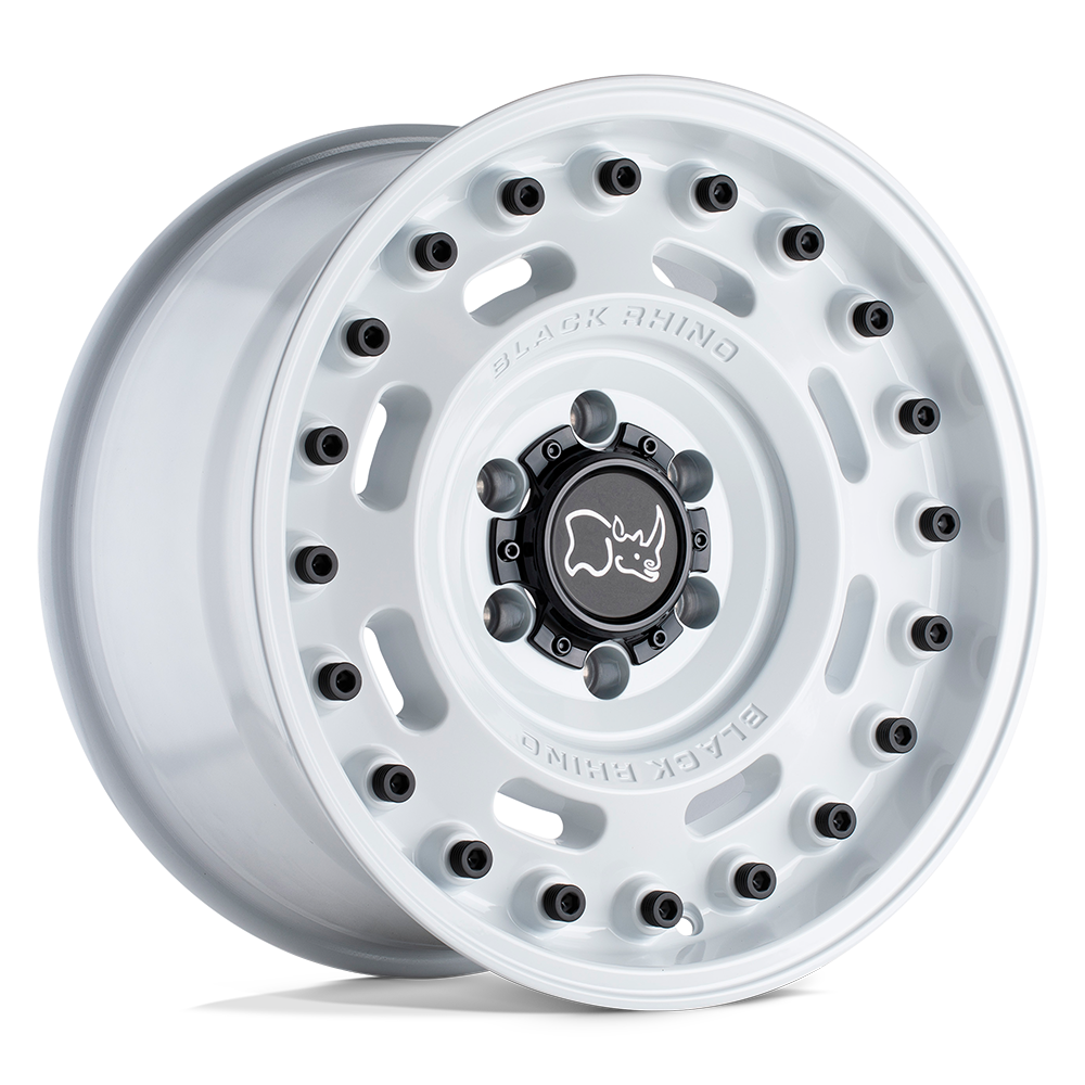 Black Rhino AXLE 20X9.5 25 5X130/5X130 GLOSS WHITE