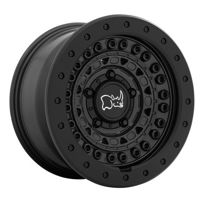 Black Rhino BARRICADE 17X8.5 -18 5X114.3/5X4.5 OLIVE DABE GREEN WITH BLACK ROCK GUARD