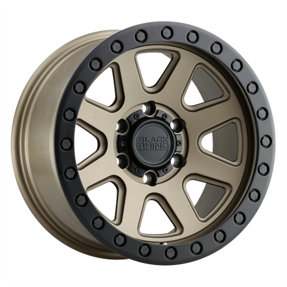 Black Rhino BAKER 17X8.5 -18 6X139.7/6X5.5 MATTE BRONZE W/ BLACK RING