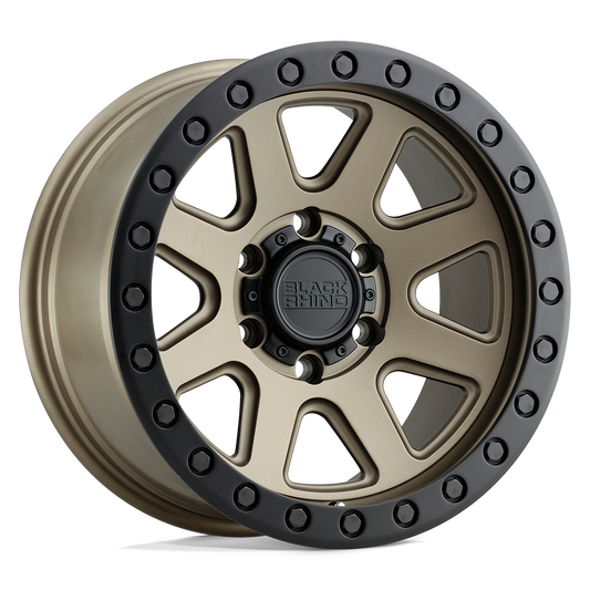 Black Rhino BAKER 18X9 -18 6X139.7/6X5.5 MATTE BRONZE W/ BLACK RING