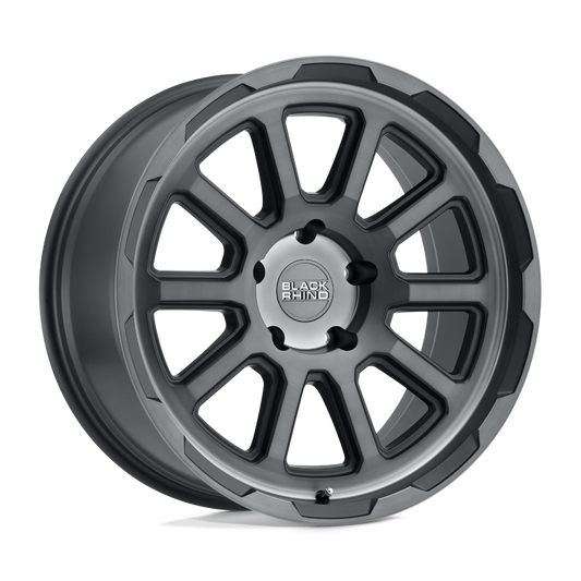 Black Rhino CHASE 17X8.5 0 6X139.7/6X5.5 BRUSHED GUNMETAL