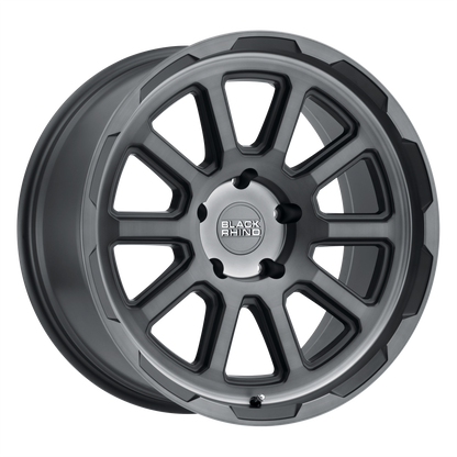 Black Rhino CHASE 17X9.5 -18 5X127/5X5.0 BRUSHED GUNMETAL