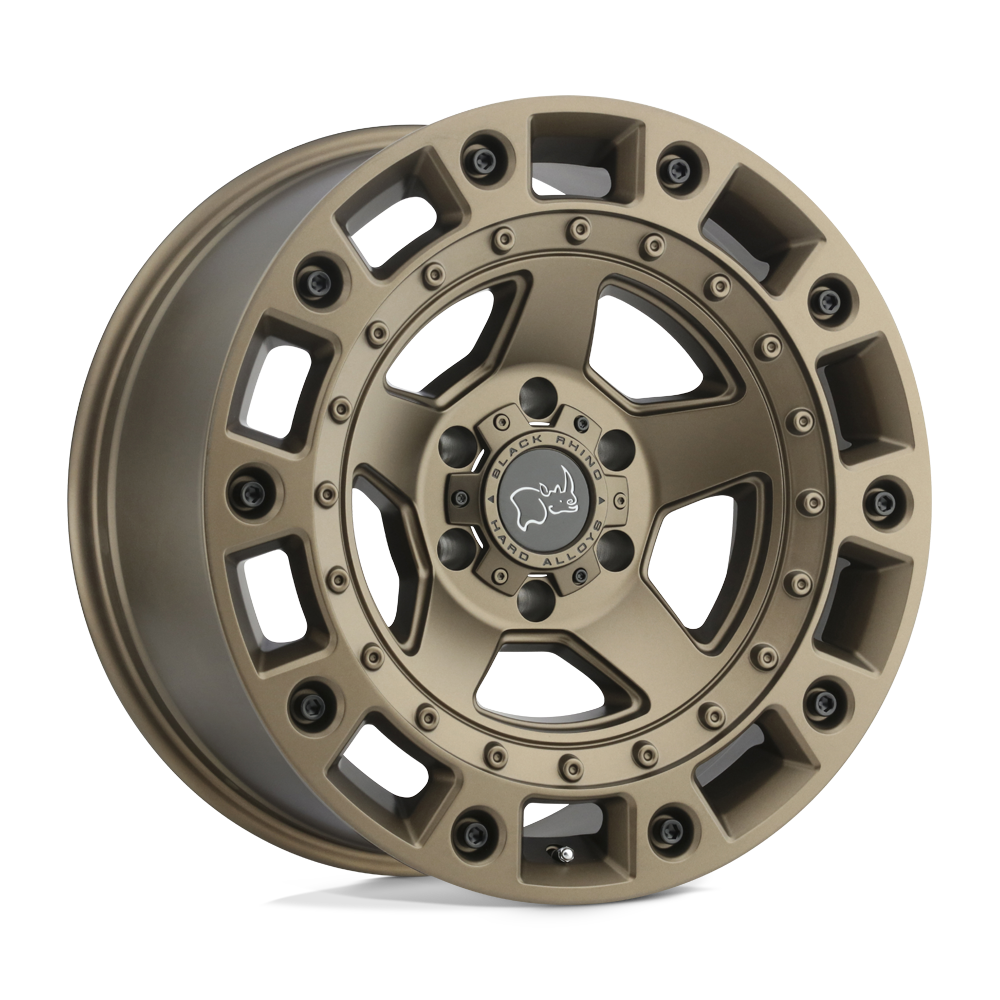 Black Rhino CINCO 18X9.5 -18 5X127/5X5.0 BRONZE W/ BLACK BOLTS