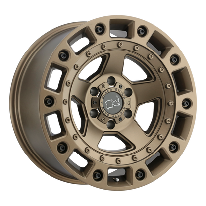 Black Rhino CINCO 18X9.5 12 6X135/6X135 BRONZE W/ BLACK BOLTS