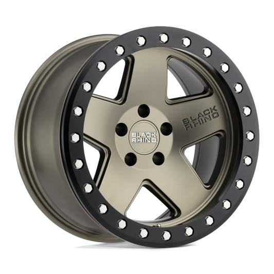 Black Rhino CRAWLER 20X9.5 0 5X139.7/5X5.5 MATTE BRONZE W/ BLACK RING