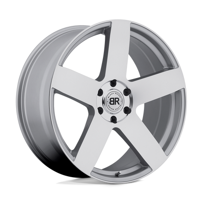 Black Rhino EVEREST 24X10 25 5X139.7/5X5.5 SILVER W/ MIRROR-CUT FACE