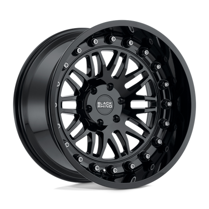 Black Rhino FURY 20X11.5 -44 6X139.7/6X5.5 GLOSS BLACK