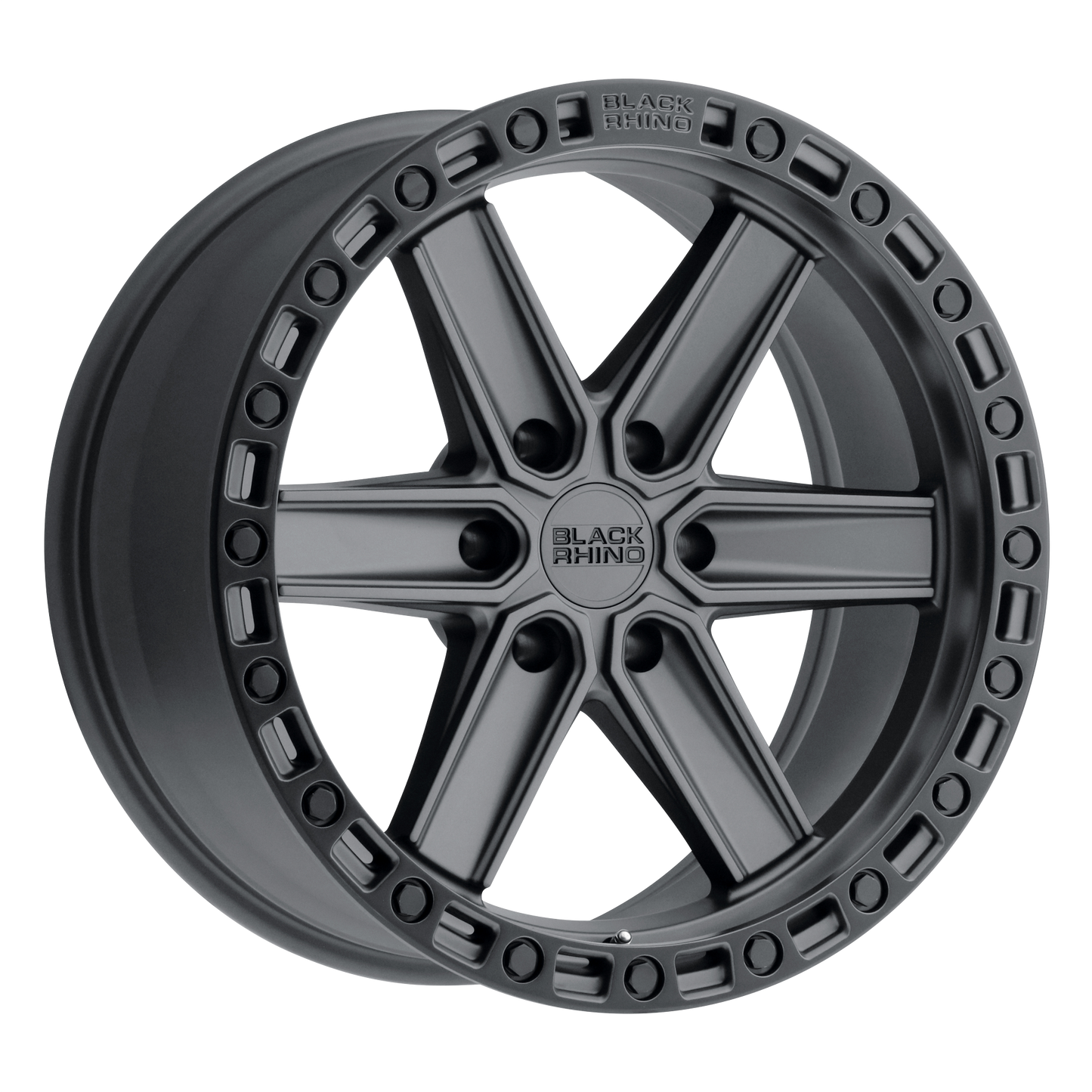 Black Rhino HENDERSON 18X9 -12 6X139.7/6X5.5 GUN BLACK W/ BLACK RING