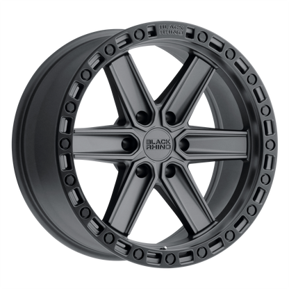 Black Rhino HENDERSON 18X9 -12 6X139.7/6X5.5 GUN BLACK W/ BLACK RING