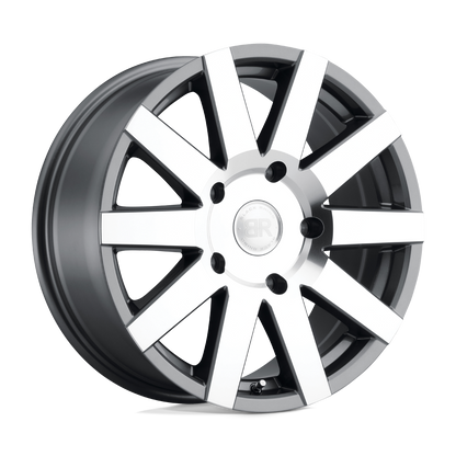 Black Rhino JOURNEY 18X8 48 6X130/6X130 GLOSS GUNMETAL W/ MIRROR-CUT FACE