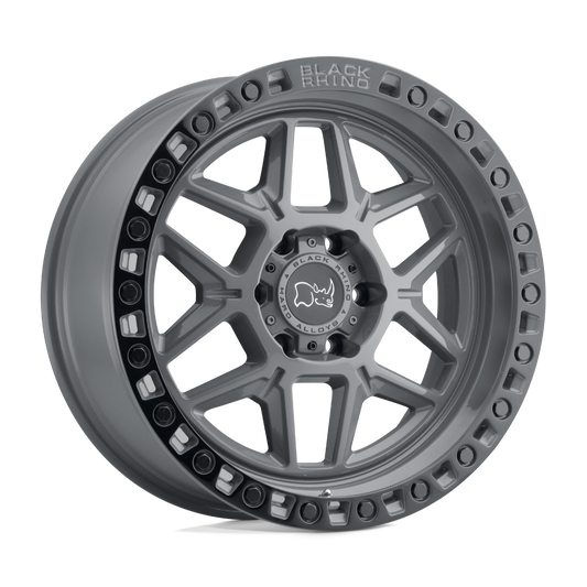 Black Rhino KELSO 18X9 12 6X135/6X135 BATTLESHIP GRAY W/ BLACK RING