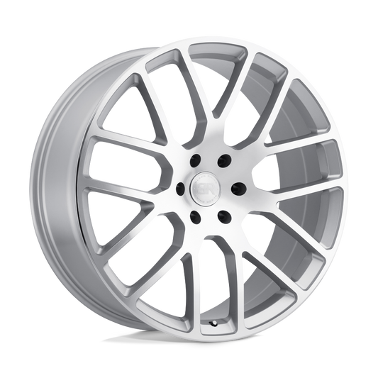 Black Rhino KUNENE 24X10 25 6X139.7/6X5.5 SILVER W/ MIRROR-CUT FACE