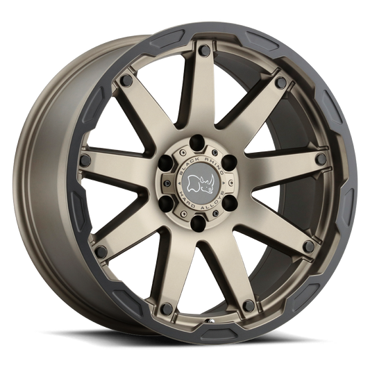Black Rhino OCEANO 17X9.5 0 5X139.7/5X5.5 MATTE BRONZE W/ BLACK RING