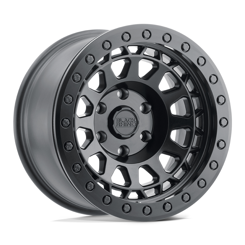 Black Rhino PRIMM 17X8.5 0 6X139.7/6X5.5 MATTE BLACK W/ BRASS BOLTS