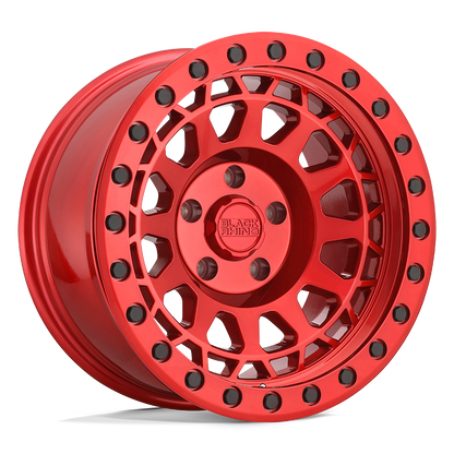 Black Rhino PRIMM 17X9 0 8X170/8X170 CANDY RED W/ BLACK BOLTS