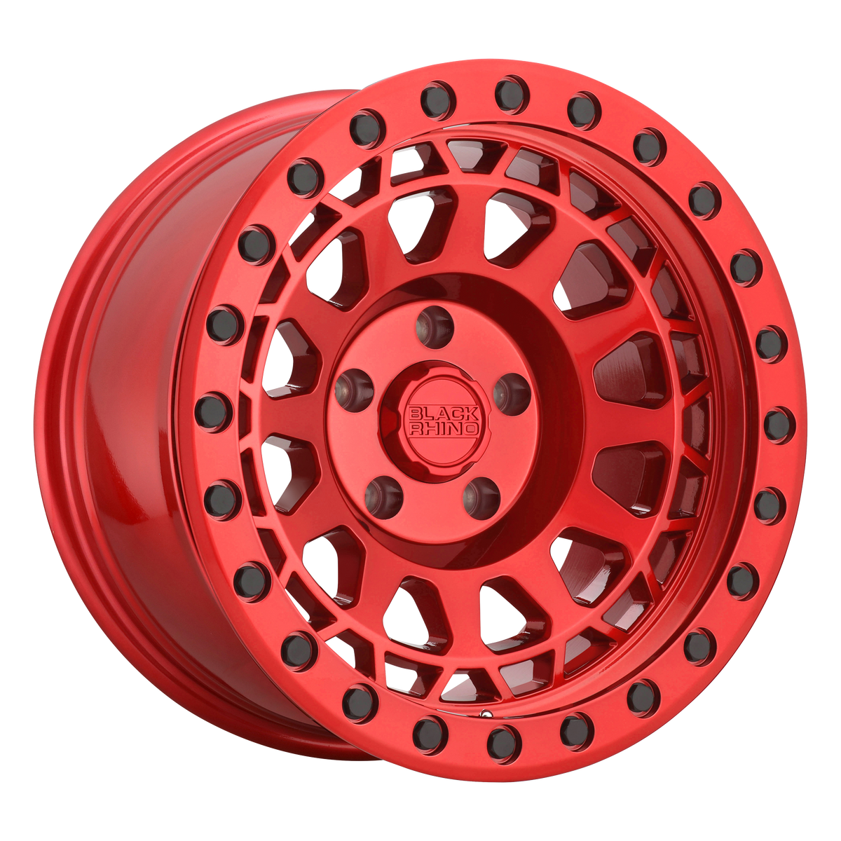 Black Rhino PRIMM 17X9 0 8X170/8X170 CANDY RED W/ BLACK BOLTS